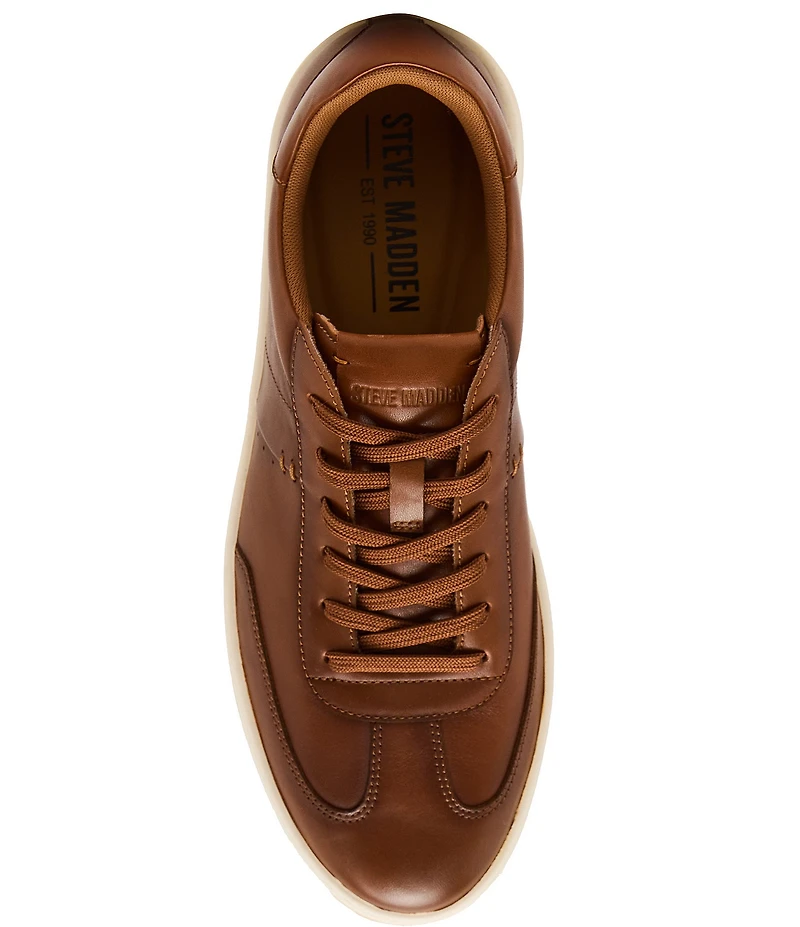 Steve Madden Men's Dacono Leather Lace Up Sneakers