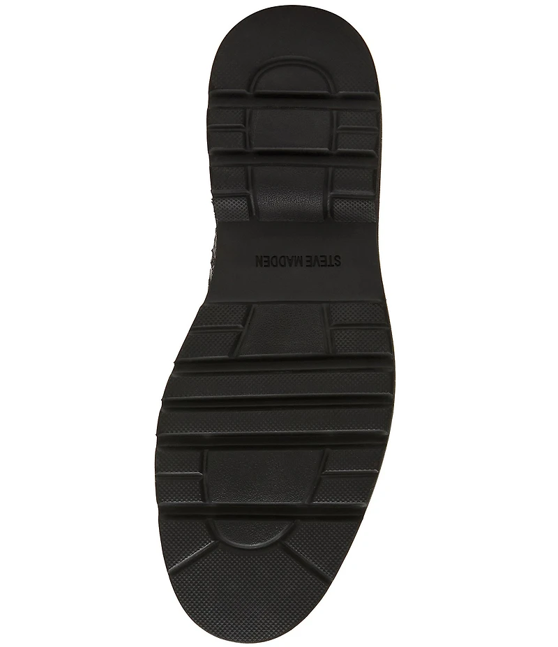 Steve Madden Men's Daviston Lace Up Leather Chukka Boots