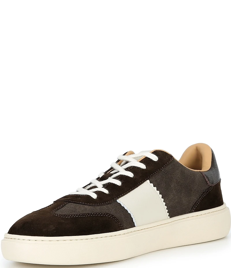 Steve Madden Men's Dellum Retro Suede and Leather Sneakers