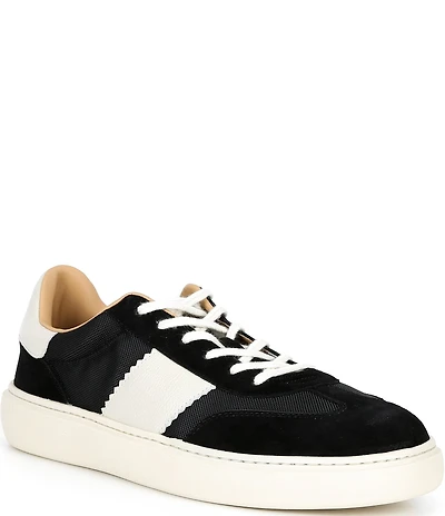 Steve Madden Men's Dellum Retro Suede and Leather Sneakers