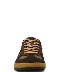 Steve Madden Men's Delmarei Leather and Suede Low Top Gum Sole Sneakers