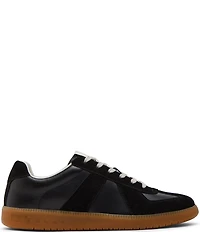 Steve Madden Men's Dixon Leather and Suede Low-Top Gum Sole Sneakers