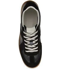 Steve Madden Men's Dixon Leather and Suede Low-Top Gum Sole Sneakers