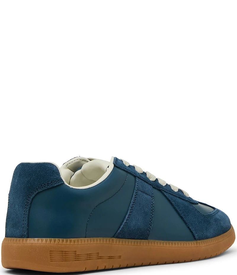 Steve Madden Men's Dixon Leather and Suede Low-Top Gum Sole Sneakers