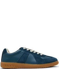Steve Madden Men's Dixon Leather and Suede Low-Top Gum Sole Sneakers