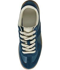 Steve Madden Men's Dixon Leather and Suede Low-Top Gum Sole Sneakers