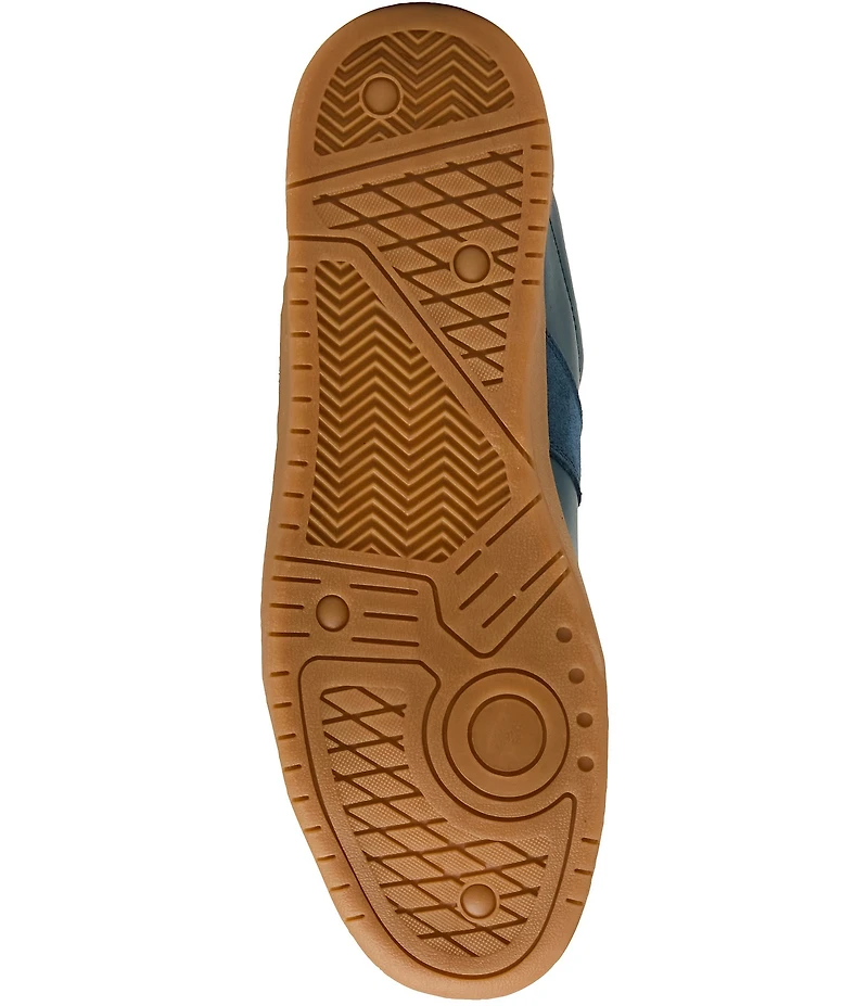 Steve Madden Men's Dixon Leather and Suede Low-Top Gum Sole Sneakers