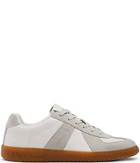 Steve Madden Men's Dixon Leather and Suede Low-Top Gum Sole Sneakers