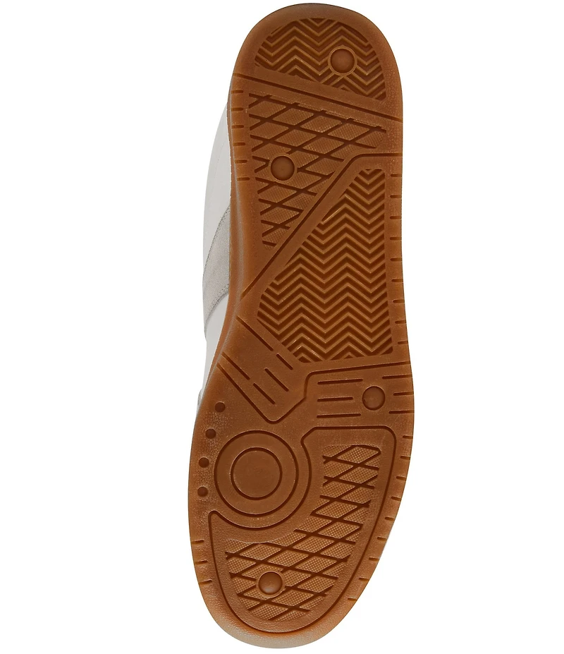 Steve Madden Men's Dixon Leather and Suede Low-Top Gum Sole Sneakers