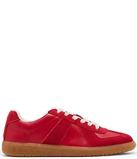 Steve Madden Men's Dixon Leather and Suede Low-Top Gum Sole Sneakers