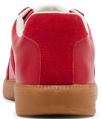 Steve Madden Men's Dixon Leather and Suede Low-Top Gum Sole Sneakers