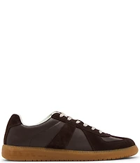 Steve Madden Men's Dixon Leather and Suede Low-Top Gum Sole Sneakers