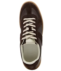 Steve Madden Men's Dixon Leather and Suede Low-Top Gum Sole Sneakers