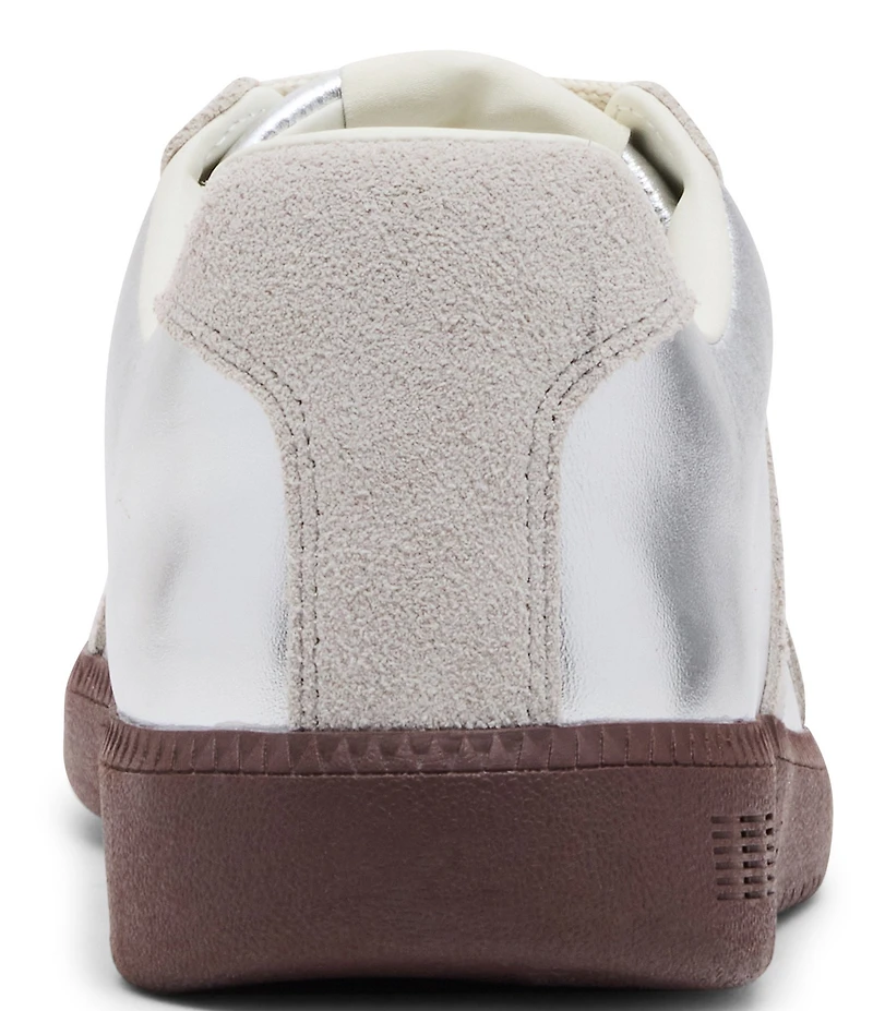 Steve Madden Men's Dixon Leather and Suede Low-Top Gum Sole Sneakers