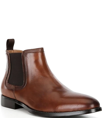 Steve Madden Men's Duke Leather Chelsea Boots