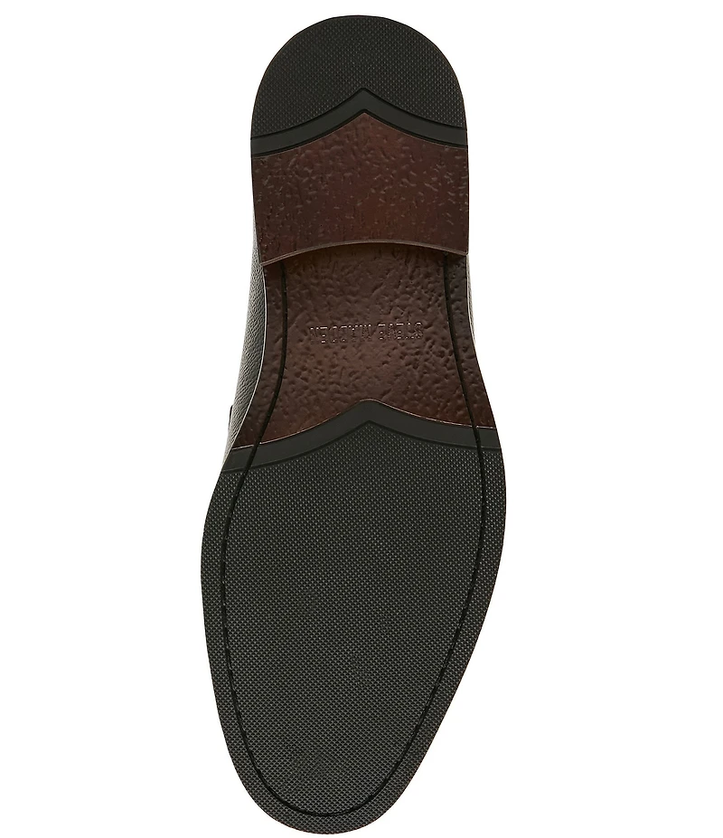 Steve Madden Men's Duncan Tumbled Leather Penny Loafers