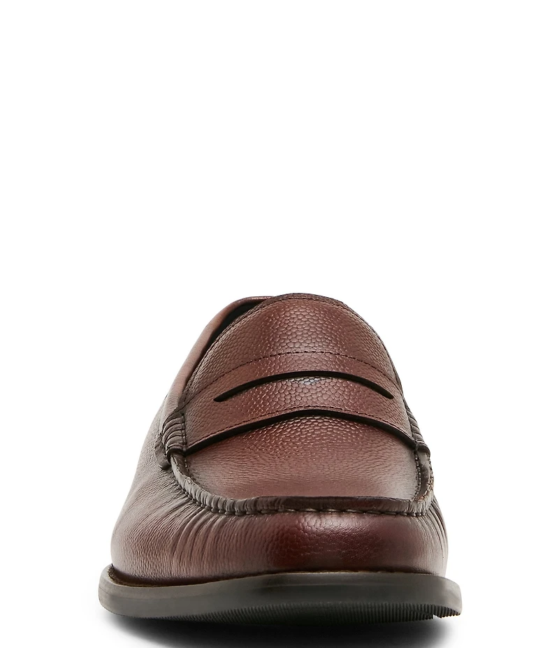 Steve Madden Men's Duncan Tumbled Leather Penny Loafers