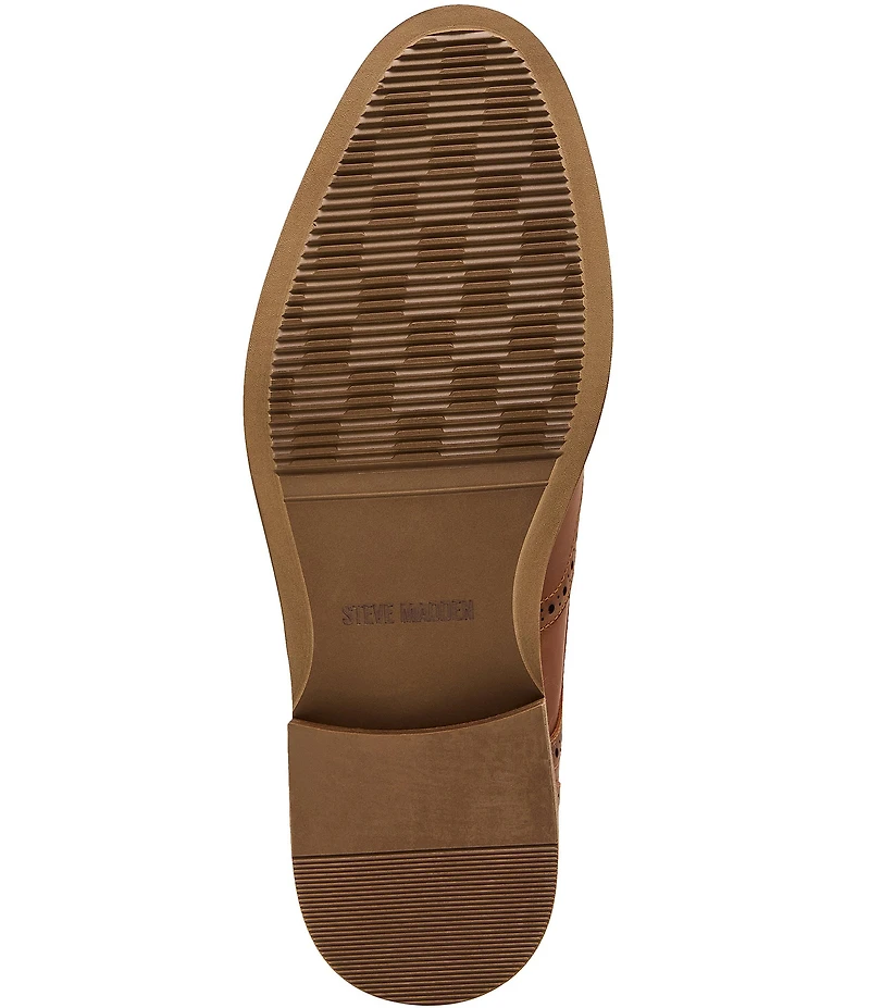 Steve Madden Men's Eckley Wingtip Leather Oxfords