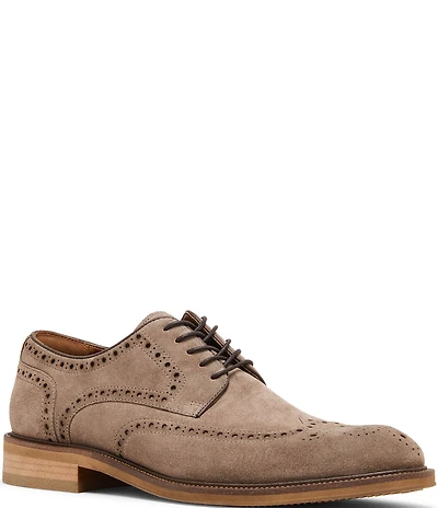 Steve Madden Men's Eckley Wingtip Suede Oxfords