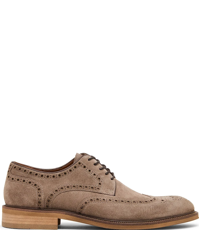 Steve Madden Men's Eckley Wingtip Suede Oxfords