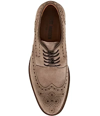 Steve Madden Men's Eckley Wingtip Suede Oxfords
