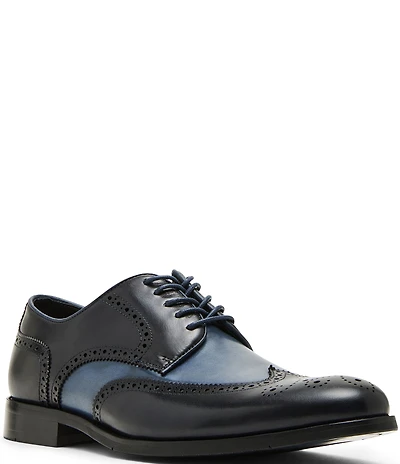 Steve Madden Men's Edrees Wingtip Leather Oxfords