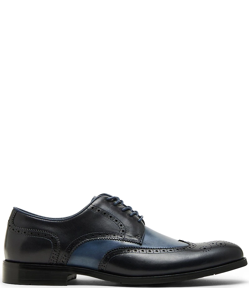 Steve Madden Men's Edrees Wingtip Leather Oxfords