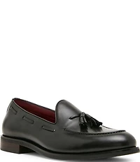 Steve Madden Men's Elgin Leather Tassel Dress Slip On Loafers