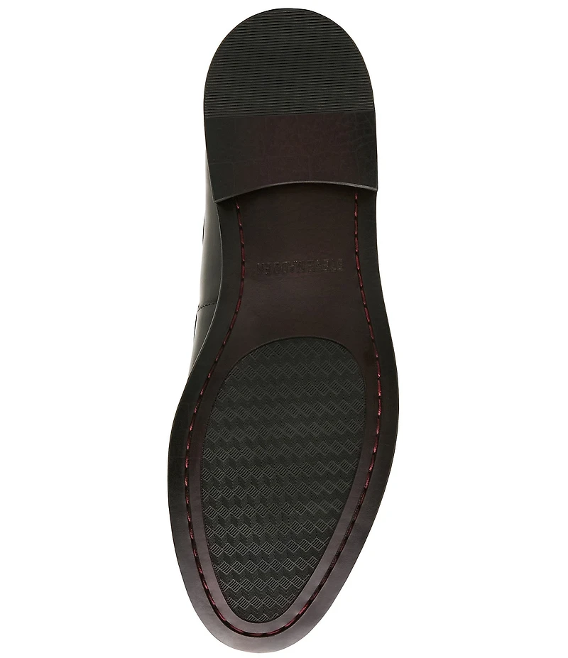 Steve Madden Men's Elgin Leather Tassel Dress Slip On Loafers