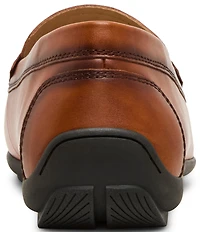 Steve Madden Men's Emerson Leather Bit Buckle Slip On Loafers