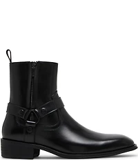 Steve Madden Men's Essen Leather O-Ring Harness Hardware Boots