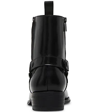 Steve Madden Men's Essen Leather O-Ring Harness Hardware Boots