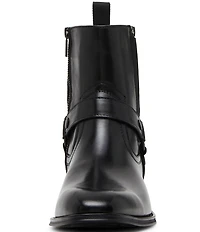 Steve Madden Men's Essen Leather O-Ring Harness Hardware Boots