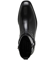 Steve Madden Men's Essen Leather O-Ring Harness Hardware Boots