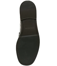 Steve Madden Men's Exeter Western Stitch Detail Leather Penny Loafers