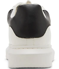 Steve Madden Men's Frosted Contrast Collar Leather Sneakers