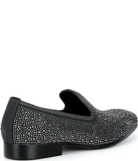 Steve Madden Men's George Rhinestone Embellished Slip On Loafers