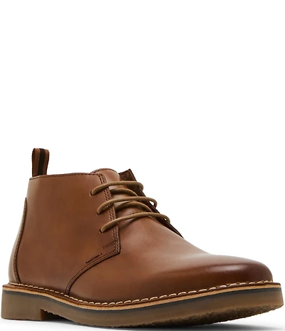 Steve Madden Men's Harros Leather Chukka Boots