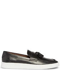 Steve Madden Men's Hatfield Leather Tassel Slip On Loafers