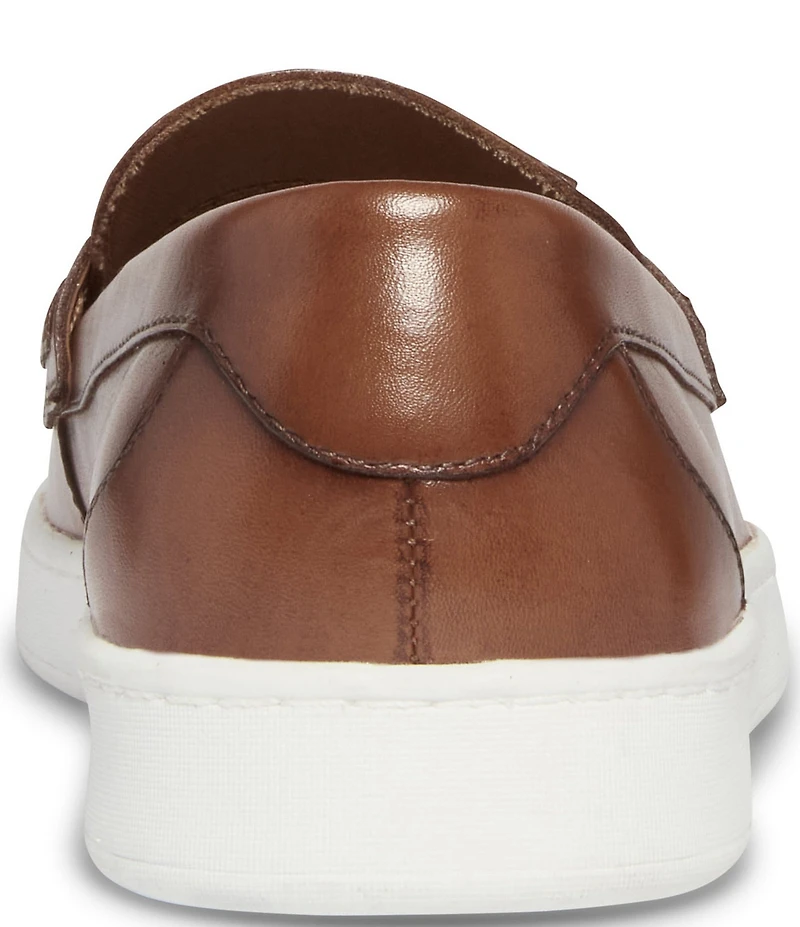 Steve Madden Men's Hatfield Leather Tassel Slip On Loafers