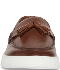 Steve Madden Men's Hatfield Leather Tassel Slip On Loafers