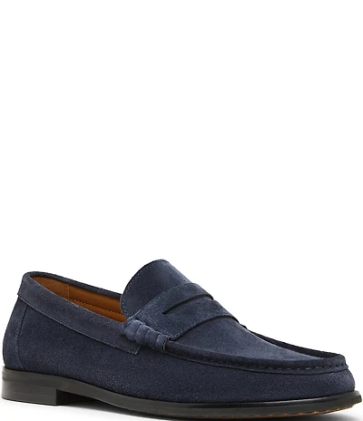Steve Madden Men's Hettick Suede Penny Loafers