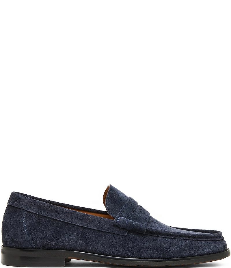 Steve Madden Men's Hettick Suede Penny Loafers