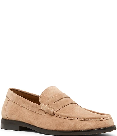 Steve Madden Men's Hettick Suede Penny Loafers