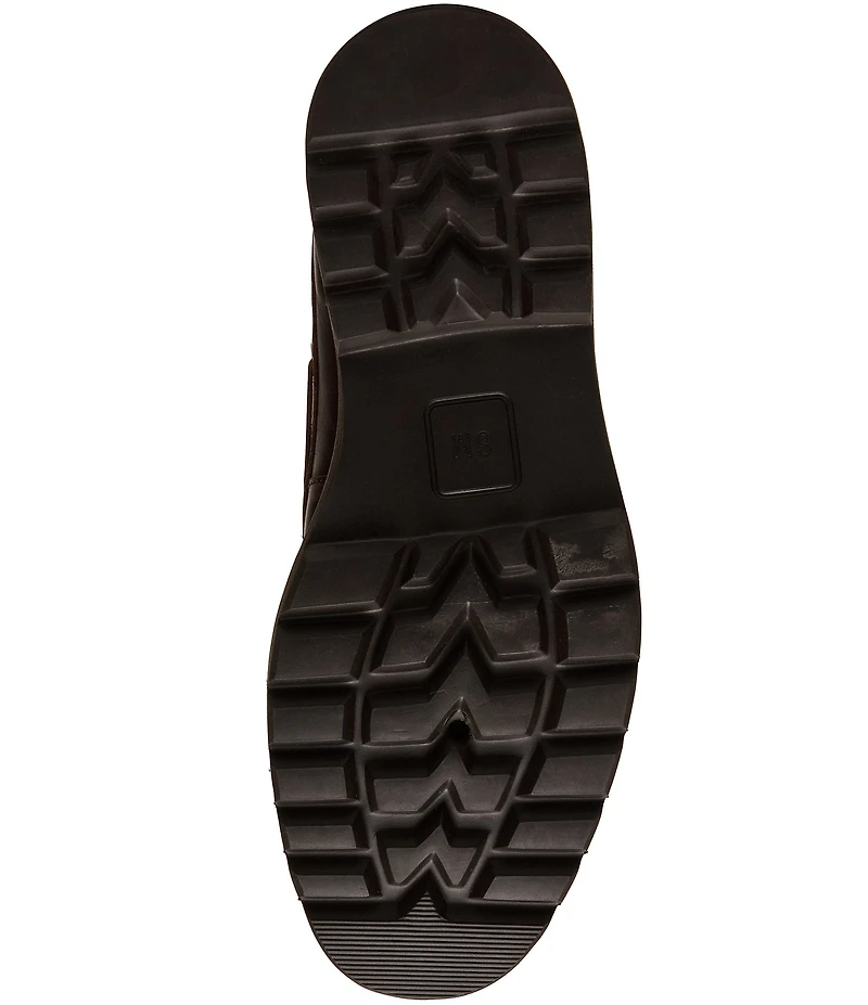 Steve Madden Men's Hobson Leather Boat Shoes