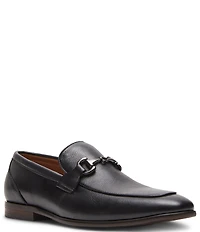 Steve Madden Men's Jayshan Leather Bit Buckle Dress Loafers