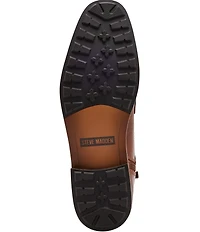 Steve Madden Men's Jotting Leather Contrast Stitch Cap Toe Boots