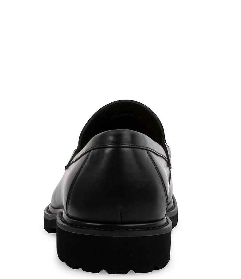 Steve Madden Men's Karver Leather Bit Buckle Lug Loafers