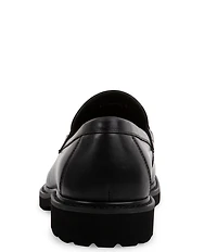Steve Madden Men's Karver Leather Bit Buckle Lug Loafers