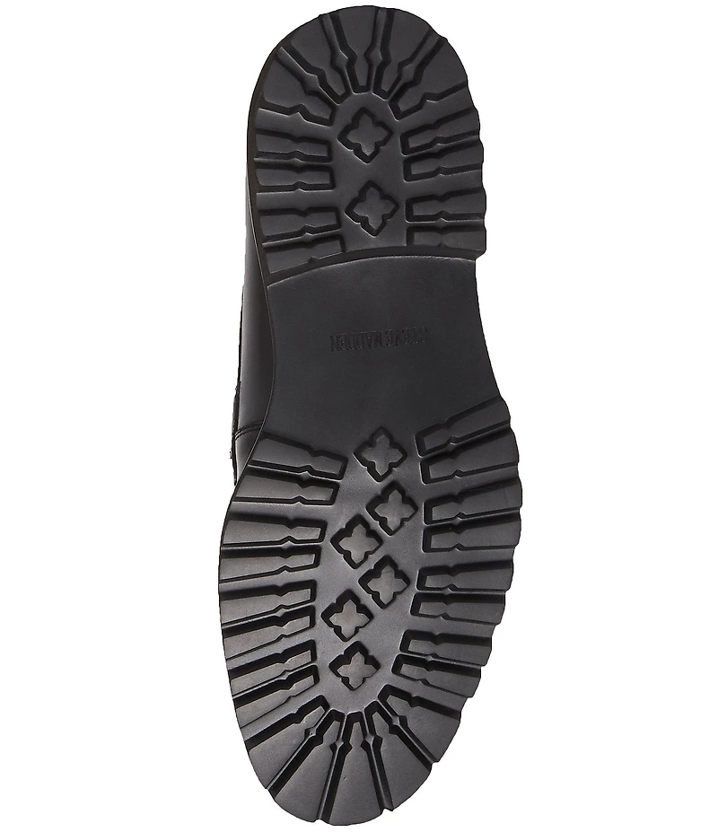 Steve Madden Men's Karver Leather Bit Buckle Lug Loafers